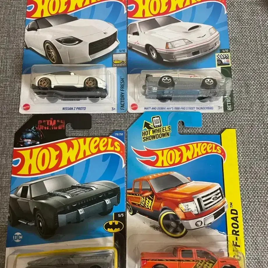 핫휠 hotwheel 숏카드 롱카드 모음