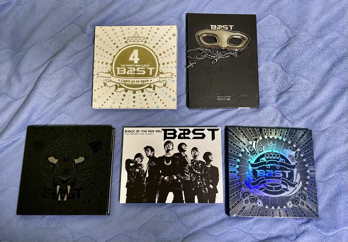 비스트(하이라이트) 1~3집 CD앨범, (4,5집 앨범 덤)