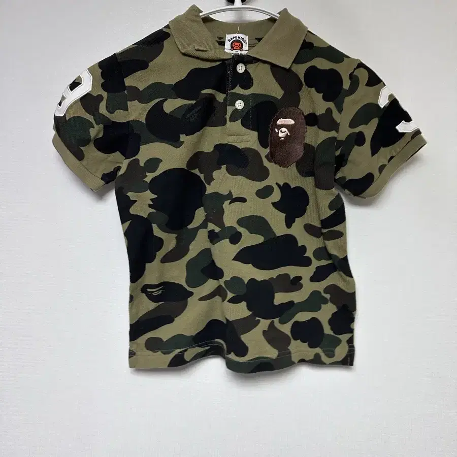 Bape 베이프 키즈 카모 폴로 티셔츠