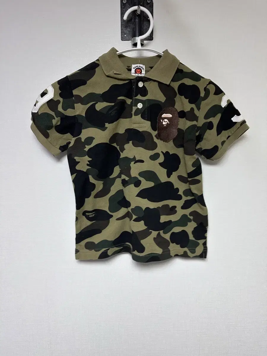 Bape 베이프 키즈 카모 폴로 티셔츠