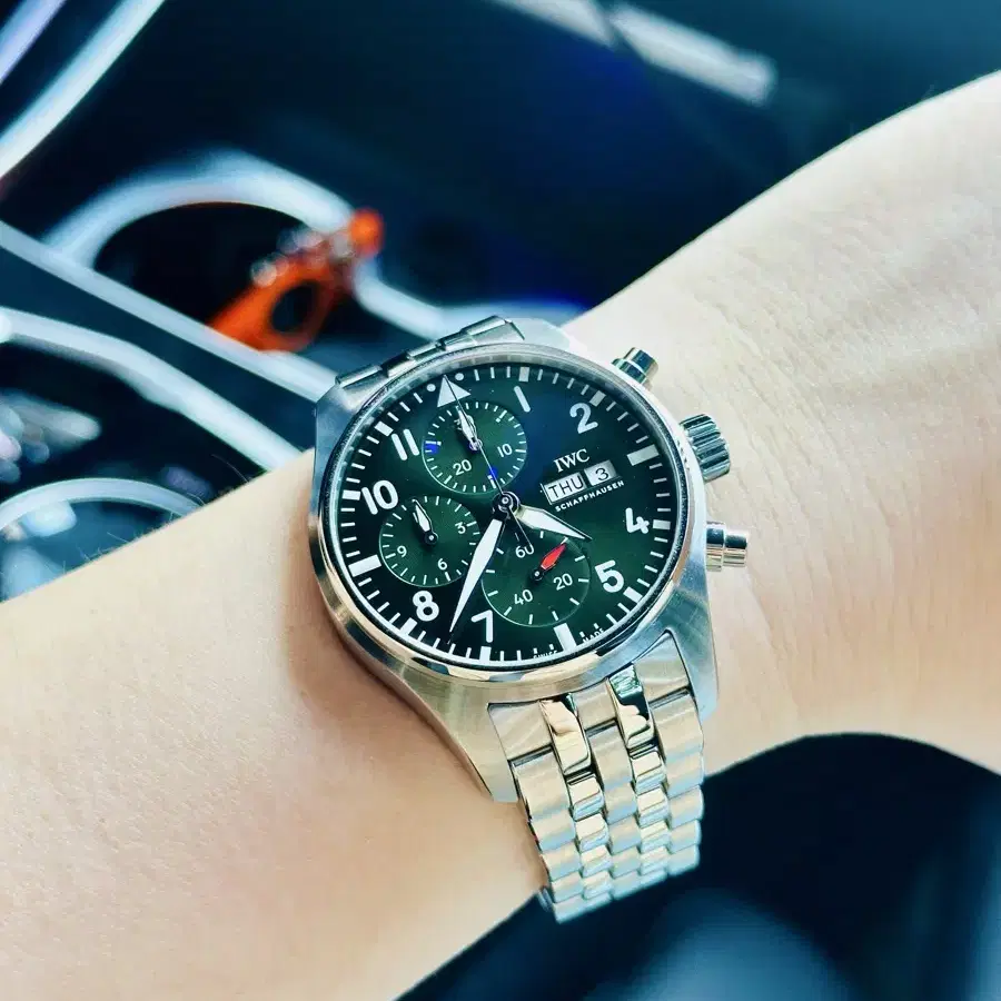 IWC Pilot Chrono 41 Green