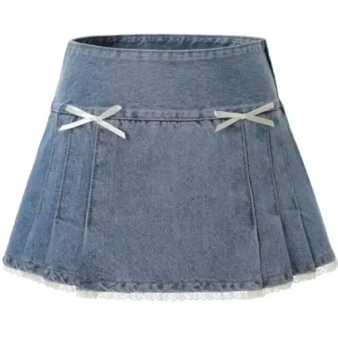 구함) threetimes perky denim skirt (m)