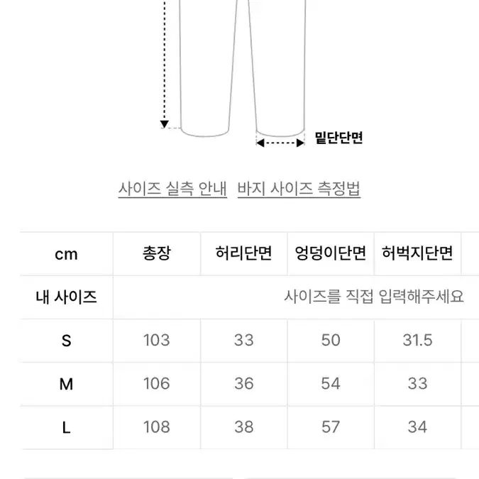 새상품)LMC 바지 S