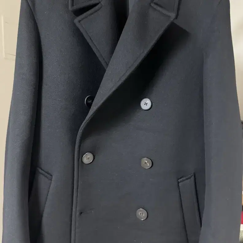 마마가리  overfit double coat zet black -50