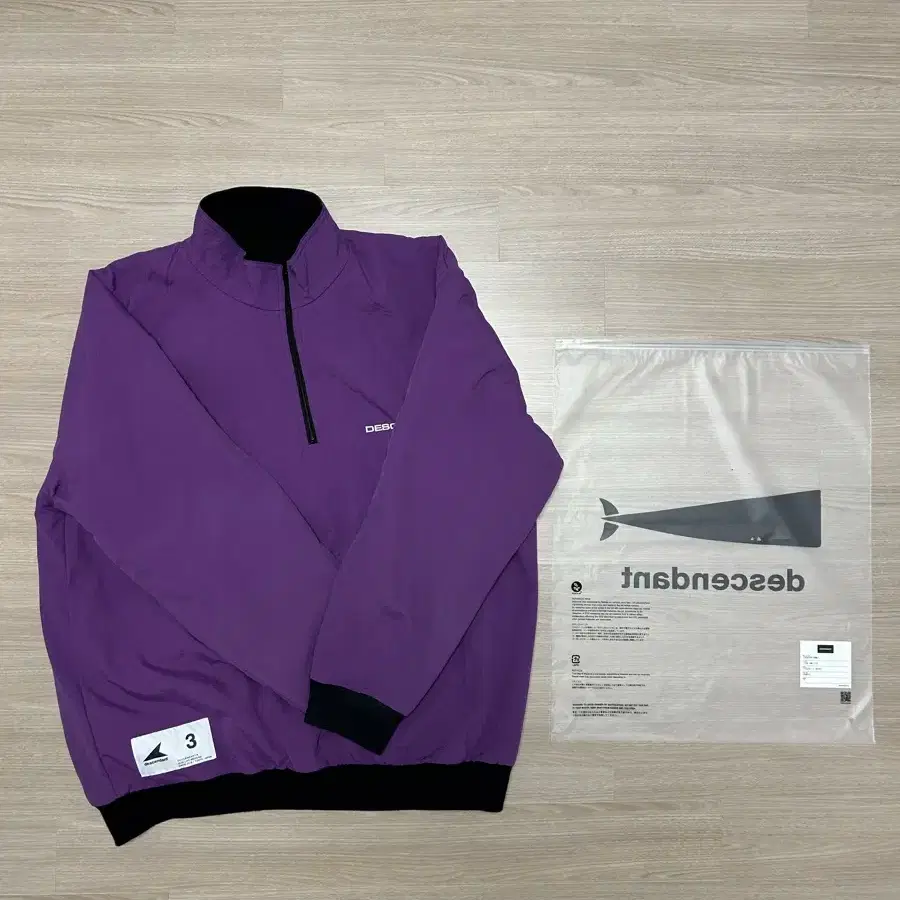 디센던트24시즌 TIDE HALFZIP FLEECE LS SHIRT