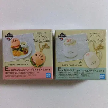 별의 커비 맛있는 메뉴 피규어 참 제일복권 E상 2개 세트