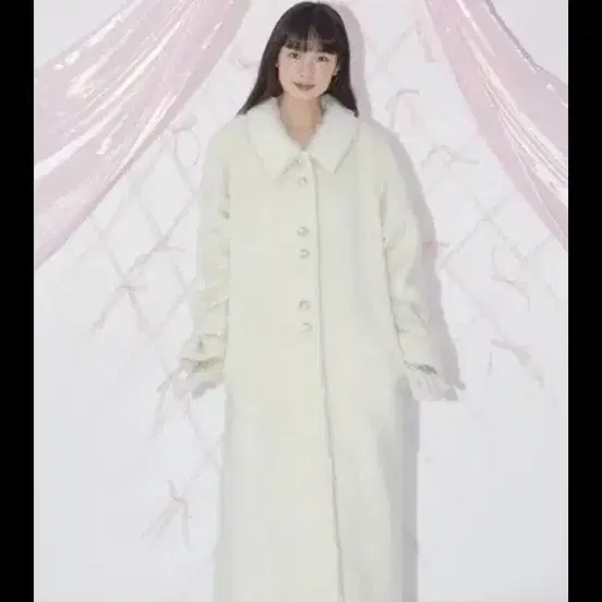 마가린핑거스 hairy wool long coat