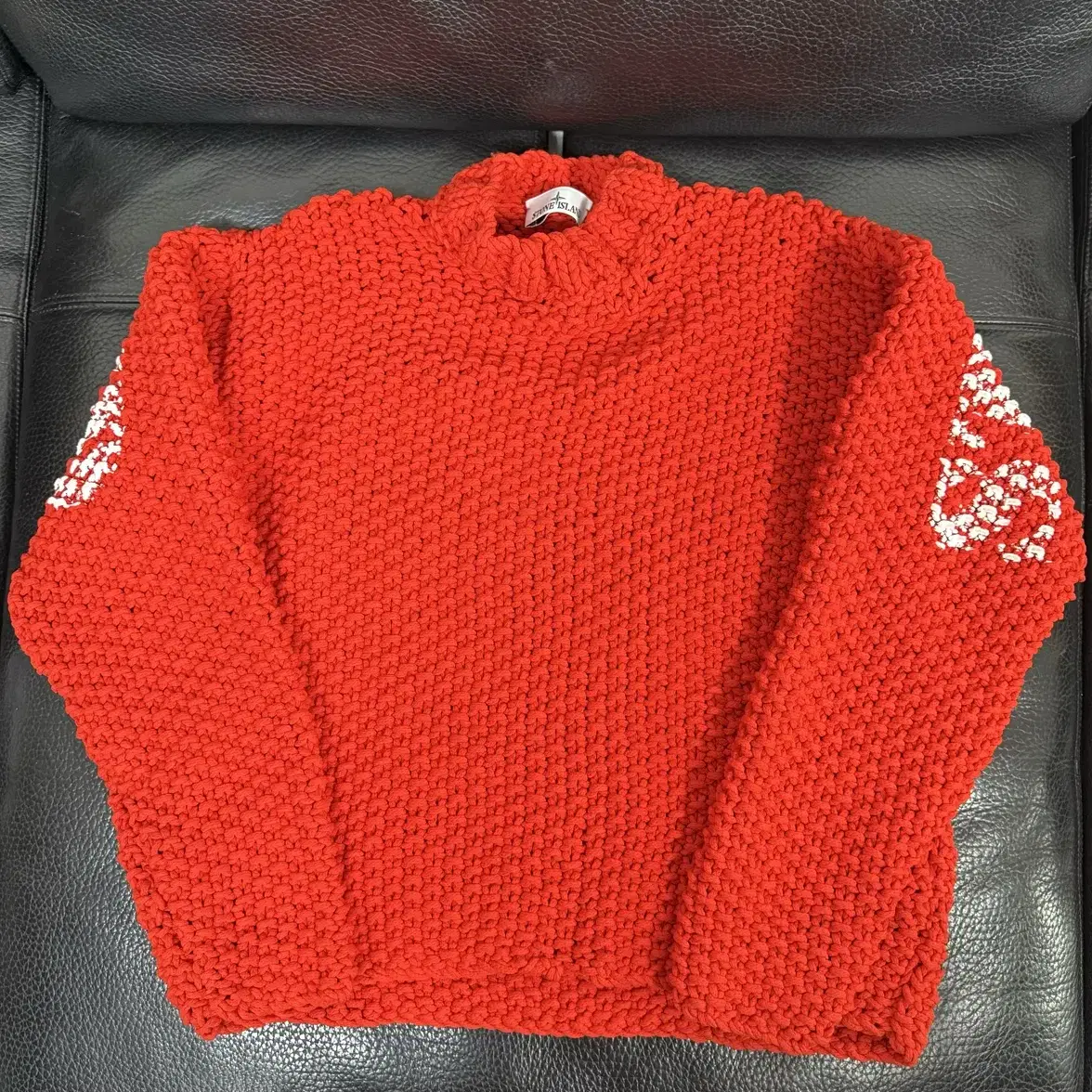 [명작 L] 스톤아일랜드 23F/W Marina Rope Knit RED