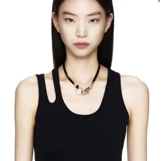 세이지가세이지 3way Leather Necklace (Black) 45