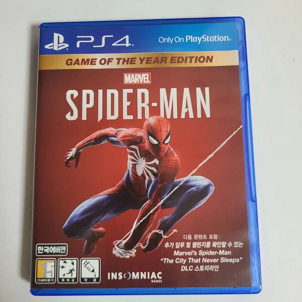 ps4 플스4 스파이더맨 고티