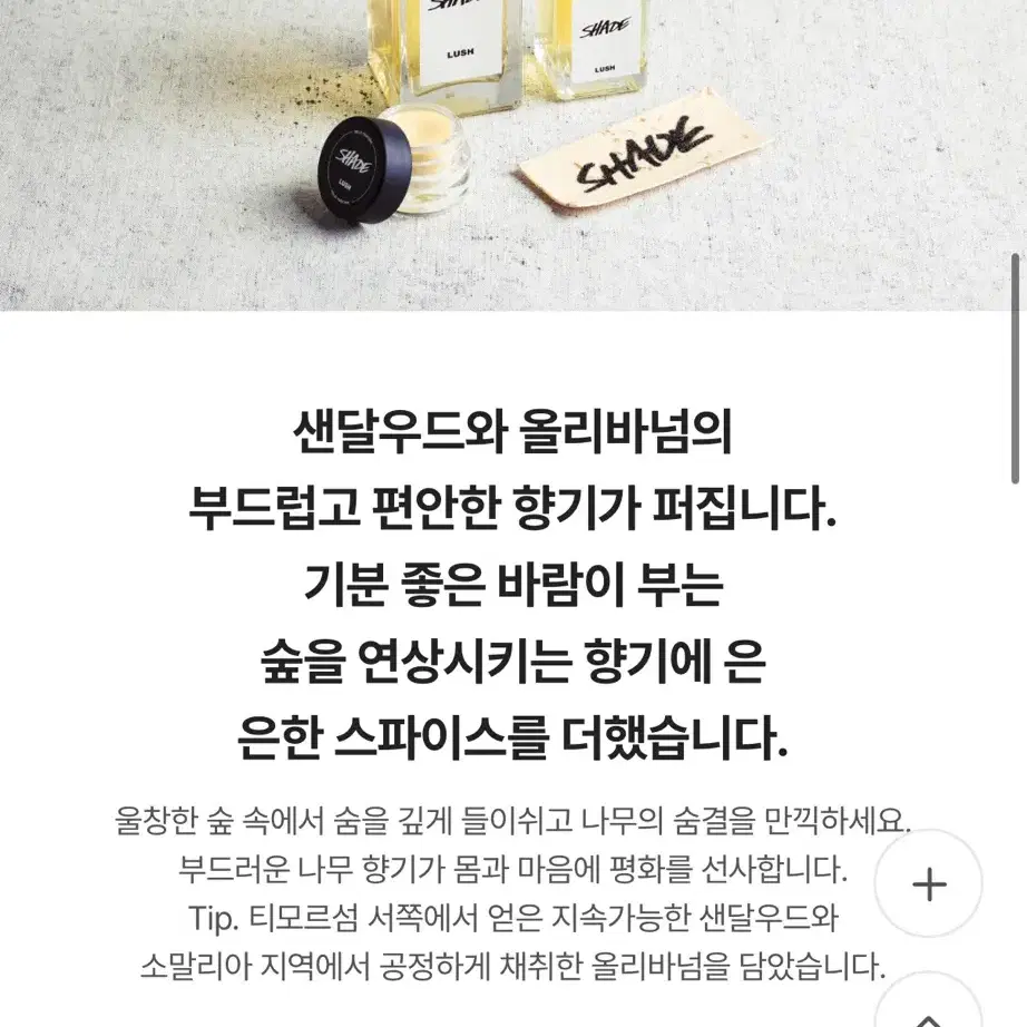 러쉬 향수 쉐이드 100ml