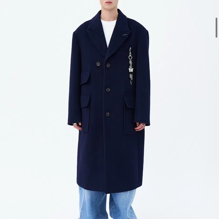 이에이 VOYAGE SINGLE COAT Navy M