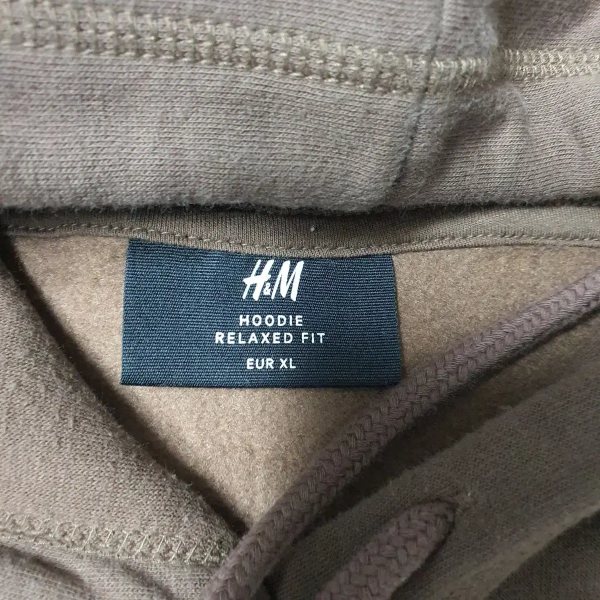 H&M 기모 후드 XL