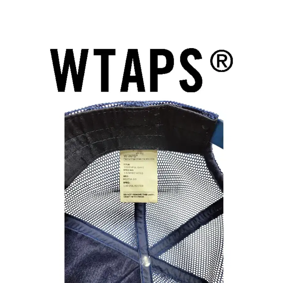 [OS] Wtaps 더블탭스 14AW 메쉬캡