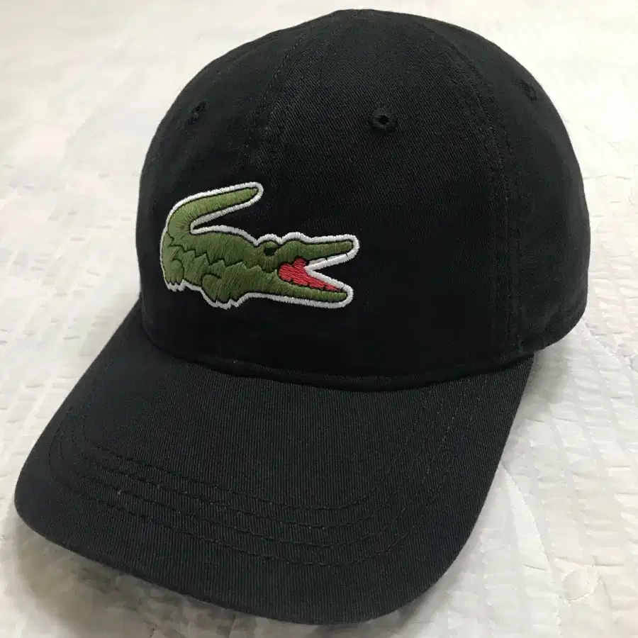 라코스테 빅로고 모자 볼캡 검정색 LACOSTE 라코스떼