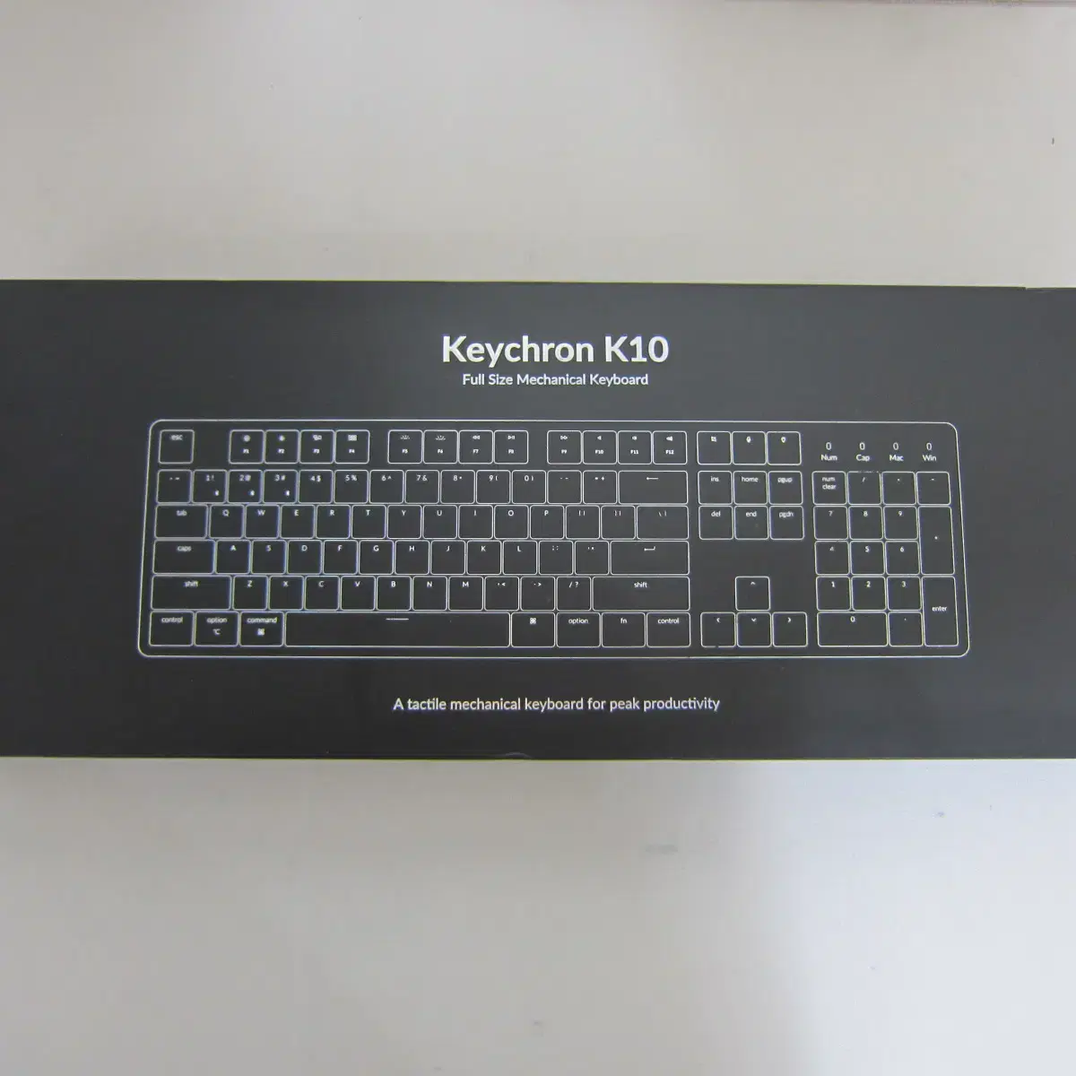 Keychron K10 알루미늄 RGB 핫스왑 기계식 (청축)