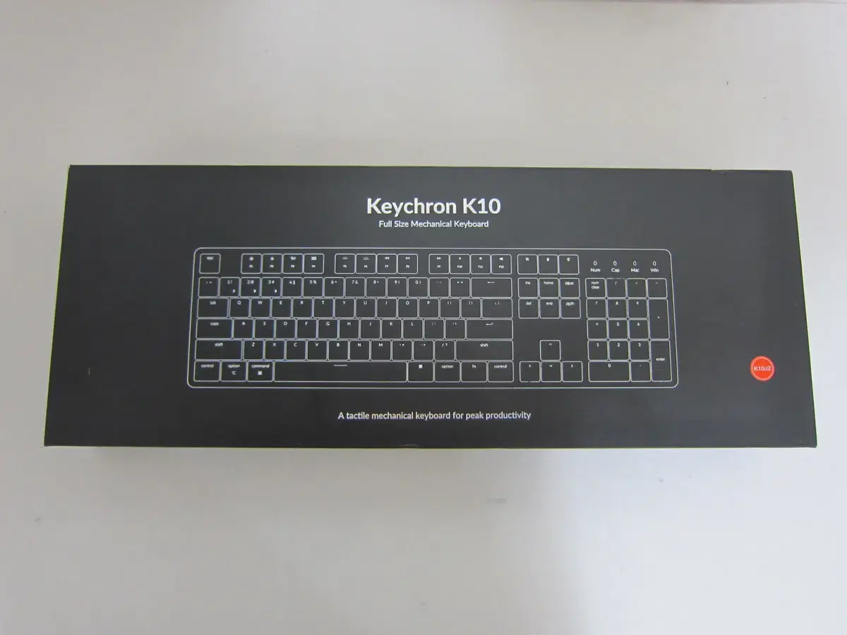 Keychron K10 알루미늄 RGB 핫스왑 기계식 (청축)