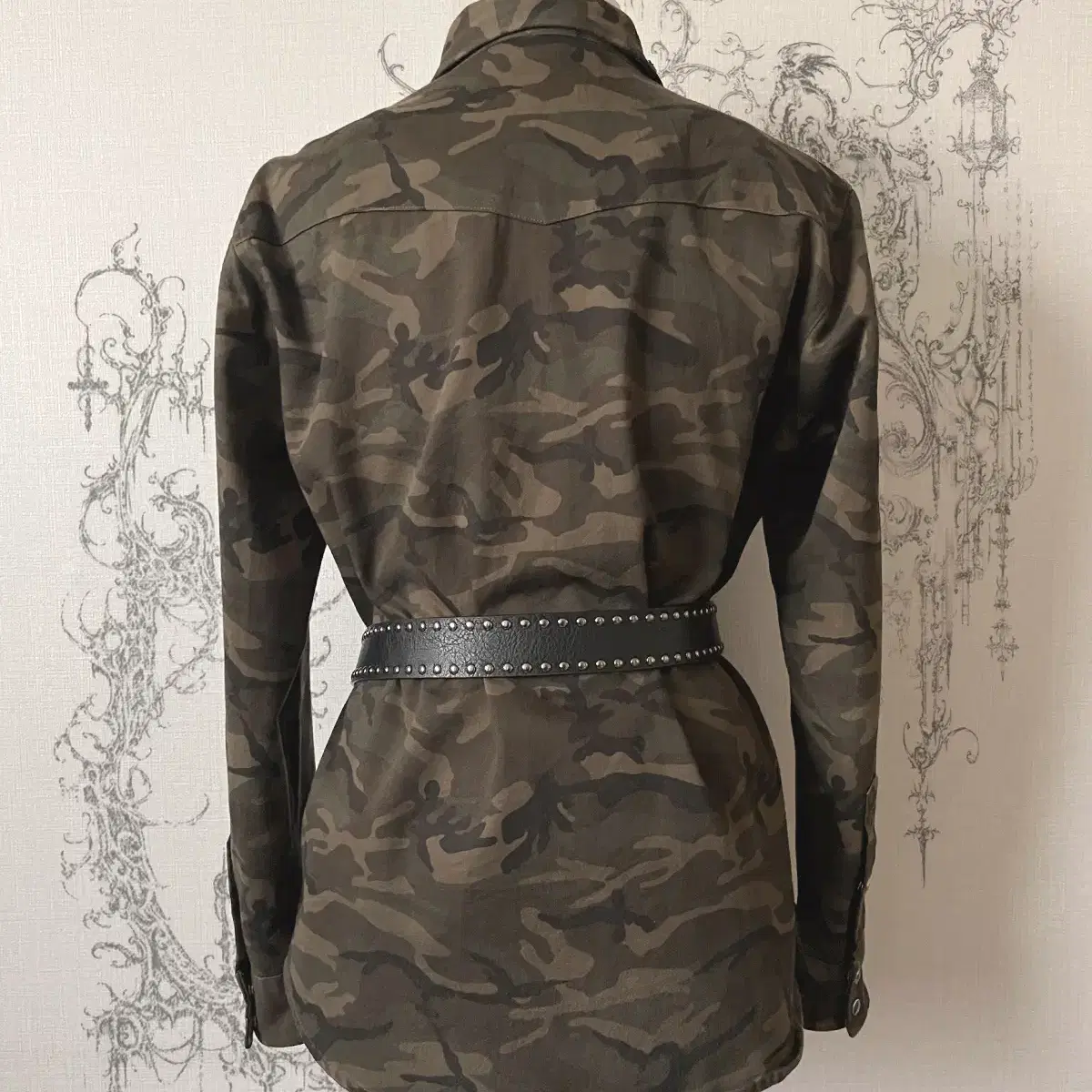 (jack rose) camo button shirt