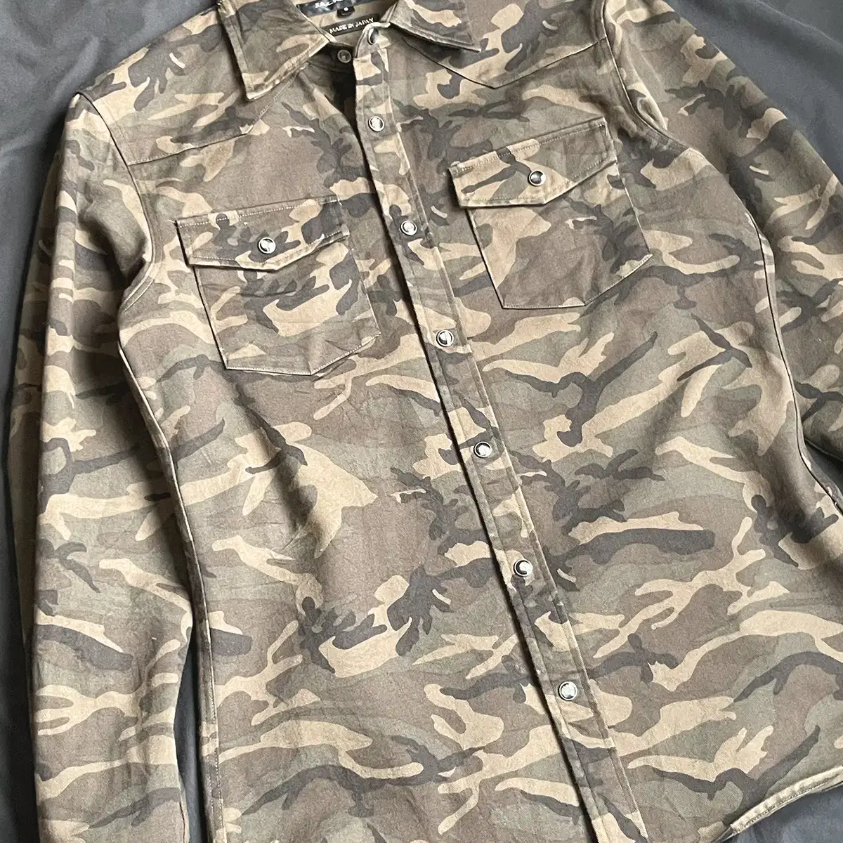 (jack rose) camo button shirt