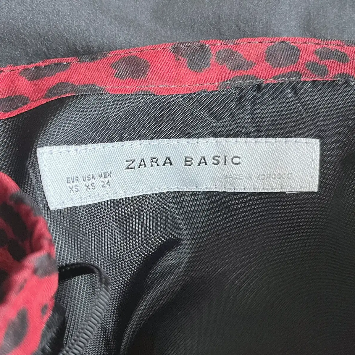 (zara) leopard dress