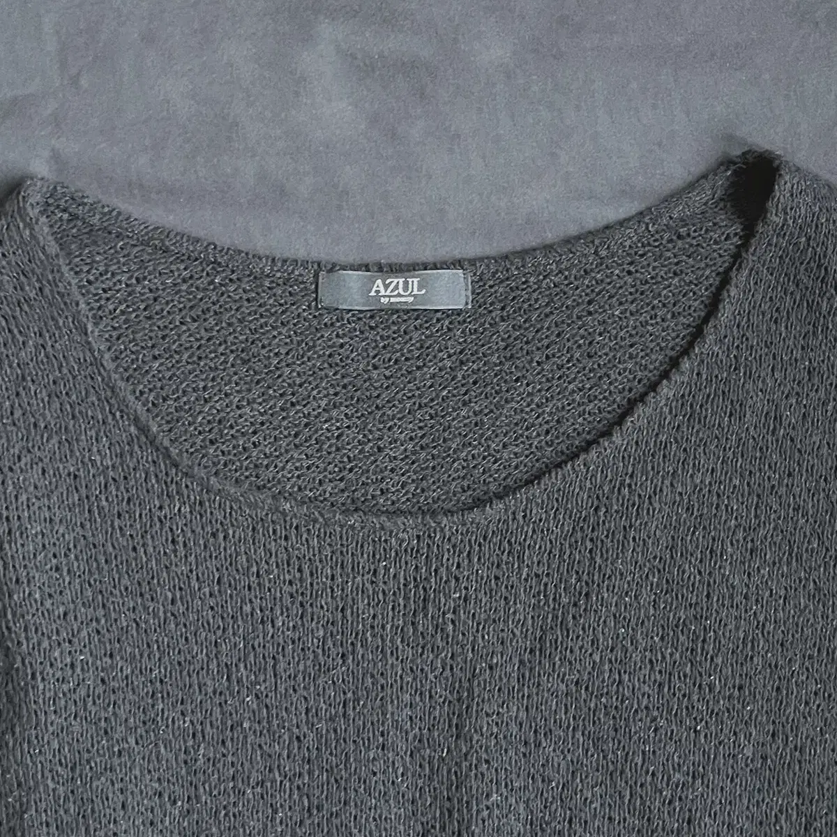 (azur) boat neck knit