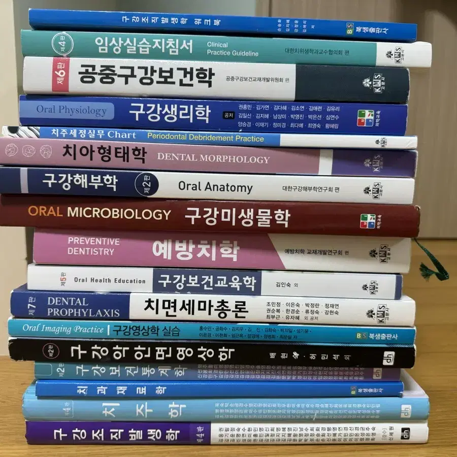 치위생학과 전공책 + 국시 요약집 문제집 팔아요