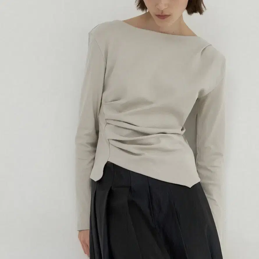 아틀리에나인 LOND2 WAIST TUCK BLOUSE(BL-4287)