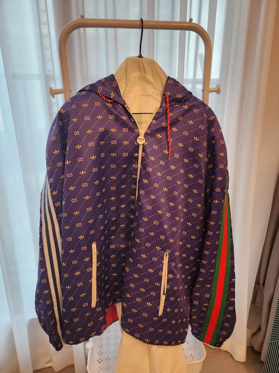 Luxury jacket Gucci hoodie zip-up Adidas collaboration limited edition Product Long-sleeved windbreaker