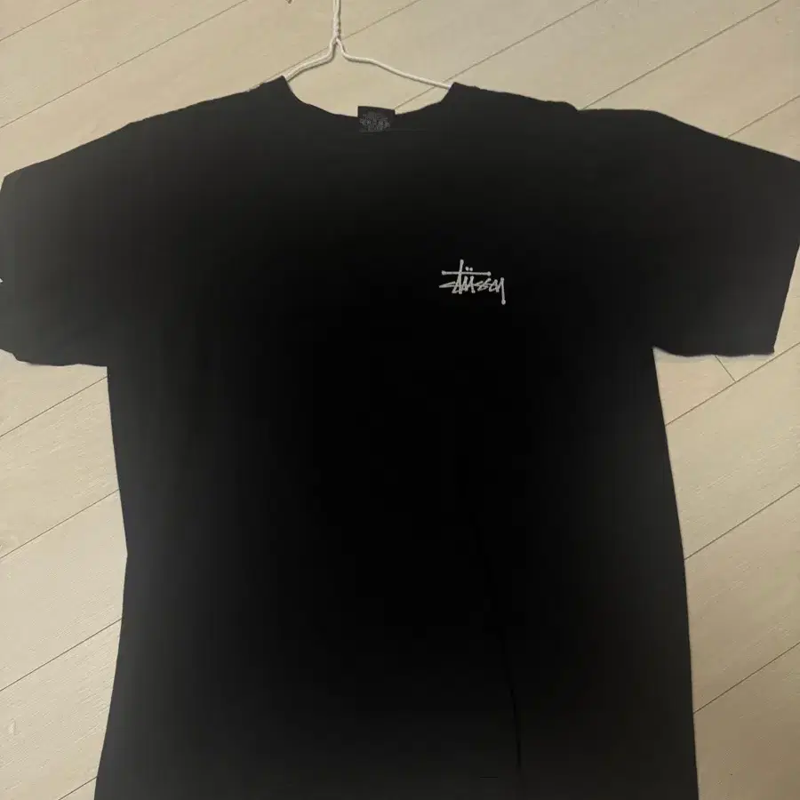 stussy 스투시 베이직 티셔츠 반팔 블랙