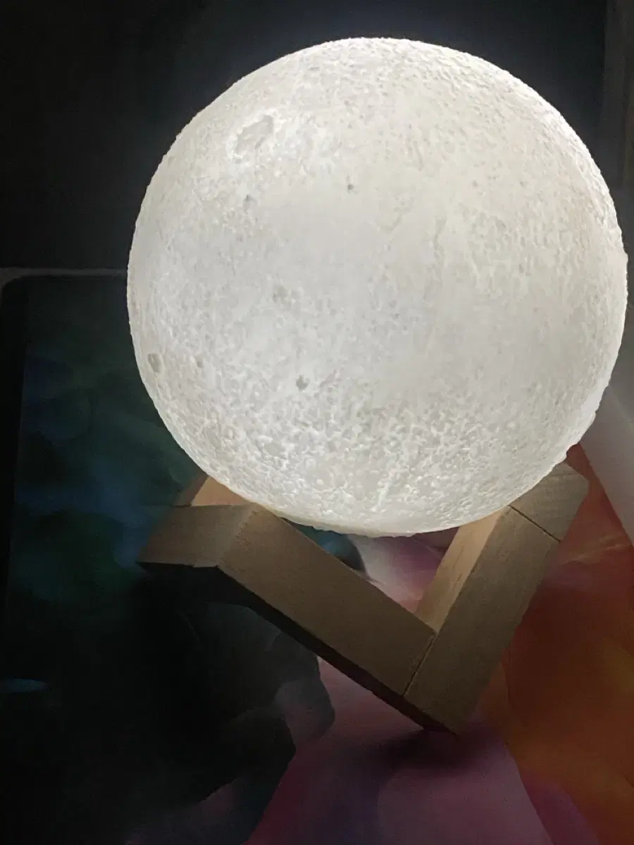 3d 달 무드등 (3d moon lamp)