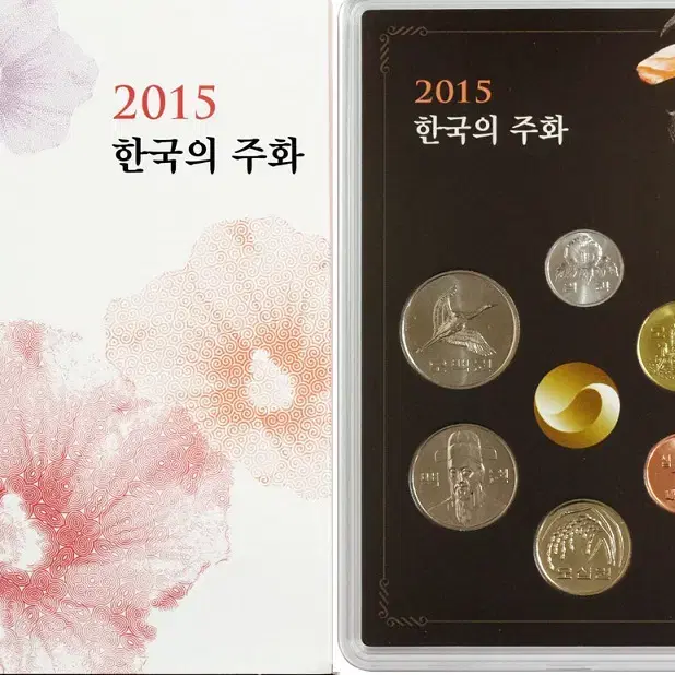 (완전미사용) 한국은행 2015년 민트 6종 주화 셋트