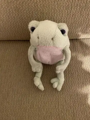 몽슈유 개구리 봉제 인형 Buono 구형 모델 초기 보노 개구리 개구리