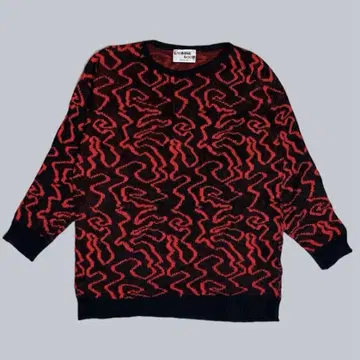 USA제 LOOKING GOOD 올 패턴 아크릴 니트