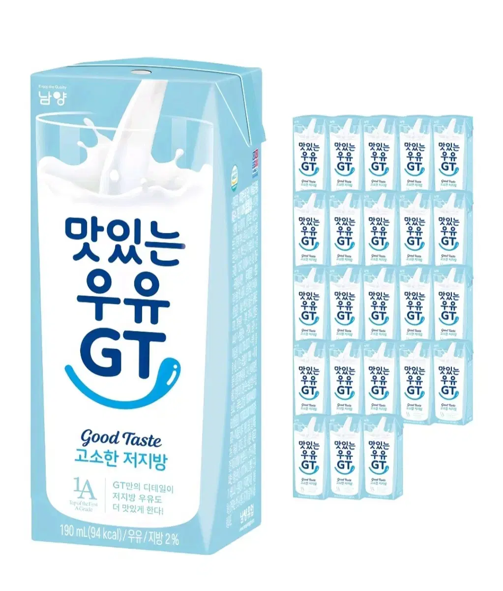 맛있는우유GT 고소한 저지방 멸균우유, 190ml, 24개