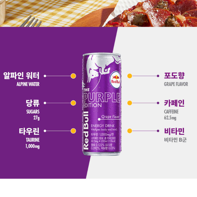 무료배송-레드불 퍼플 250ml 24캔 에너지드링크