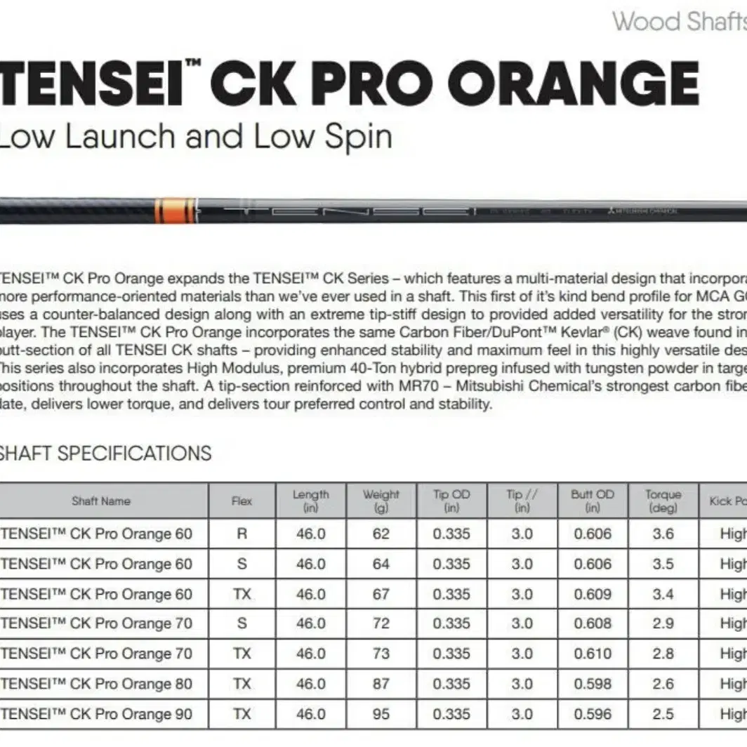 핑(g425) 우드3번 (텐세이ck오렌지프로6S)