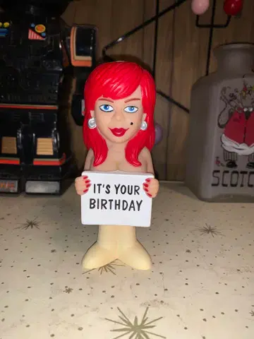 2003 년산 팬코 누드 소녀 생일 피규어 로커빌리 빈티지