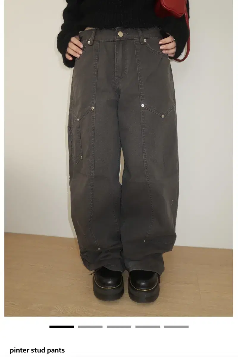 아워캐비넷 pinter stud pants S