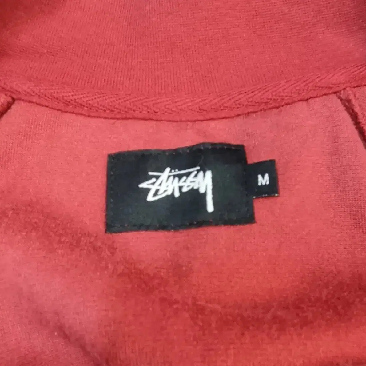 스투시 stussy 1980 벨벳 져지 M