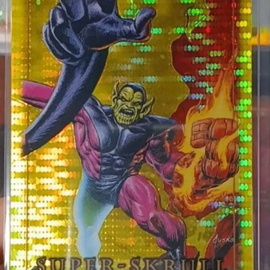 마블 카드 SUPER-SKRULL 2024년 '92 플래티넘 /92 한정