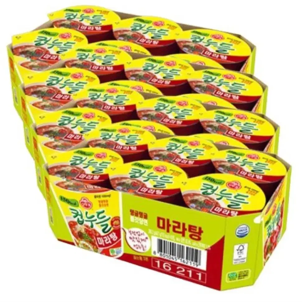 오뚜기 컵누들 24개 매콤,우동,찜닭,마라탕선택가능