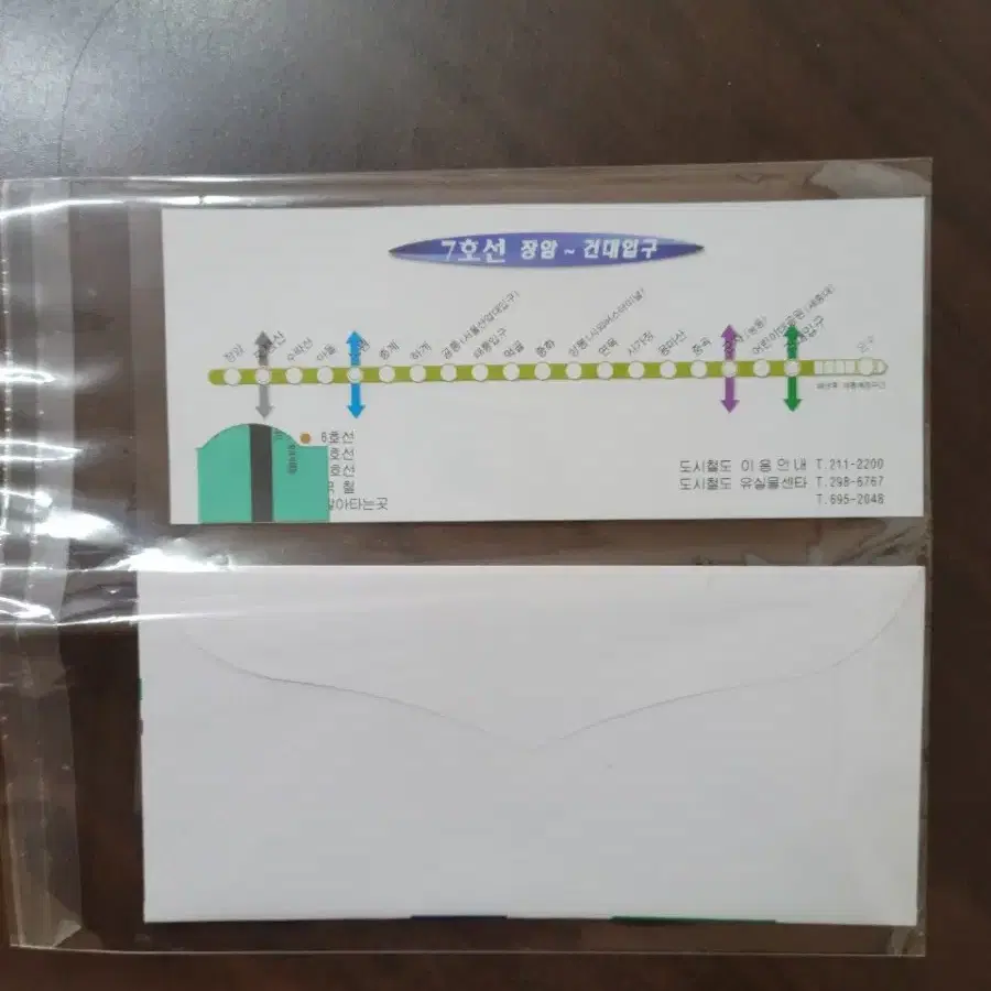 1996년 건대입구 ~장암 구간지하철 승차권