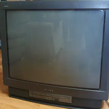 소니 SONY 27인치 TRINITRON 레트로 브라운관 TV 고장 | 브랜드 중고