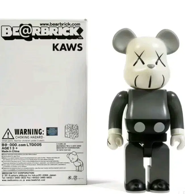 베어브릭 Kaws 400% 2002