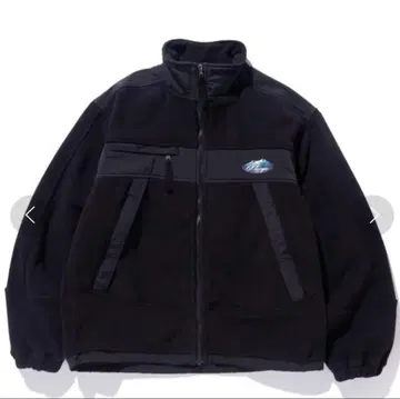XLARGE PANELED FLEECE JACKET BLACK