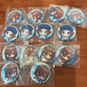 나카노 미쿠 가챠가챠 캔배지 14개 세트