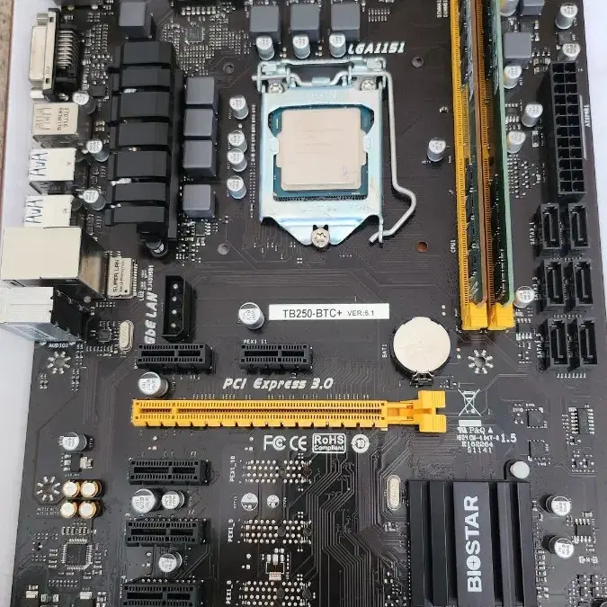 i5 6500 cpu + b250 메인보드(리퍼) 일괄