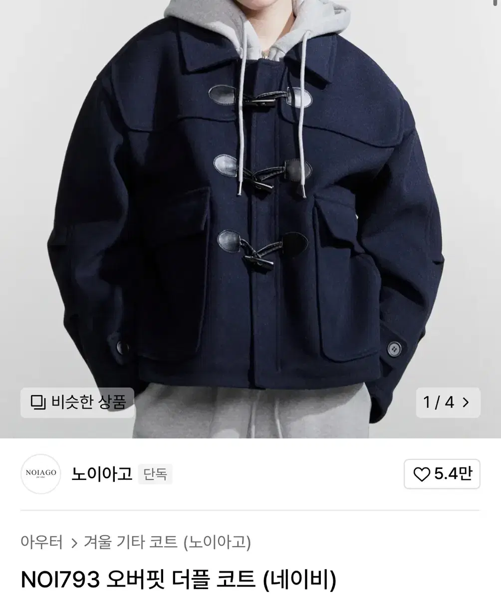 NOIAGO COAT NAVY