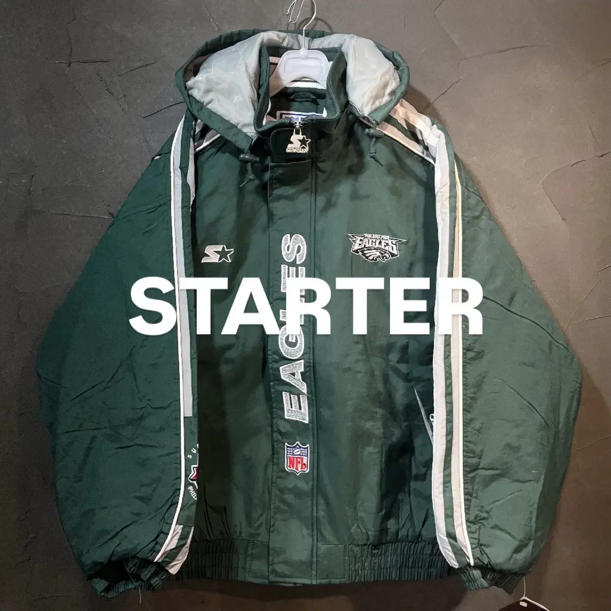 [XL] STARTER 스타터 NFL 이글스 올드스쿨 점퍼