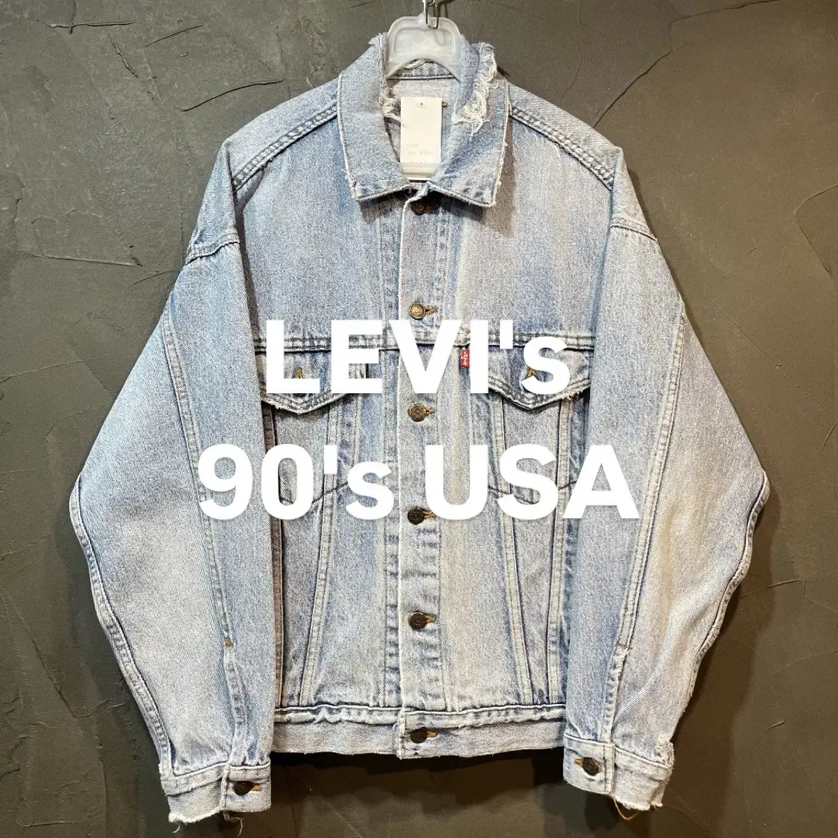 [M] LEVIs 리바이스 90년대 USA 빈티지 데님 트러커 자켓